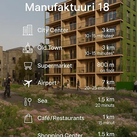 City Apartment Tallinn Free Parking